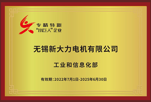 喜讯!公司荣获2022年度专精特新“小巨人”称号